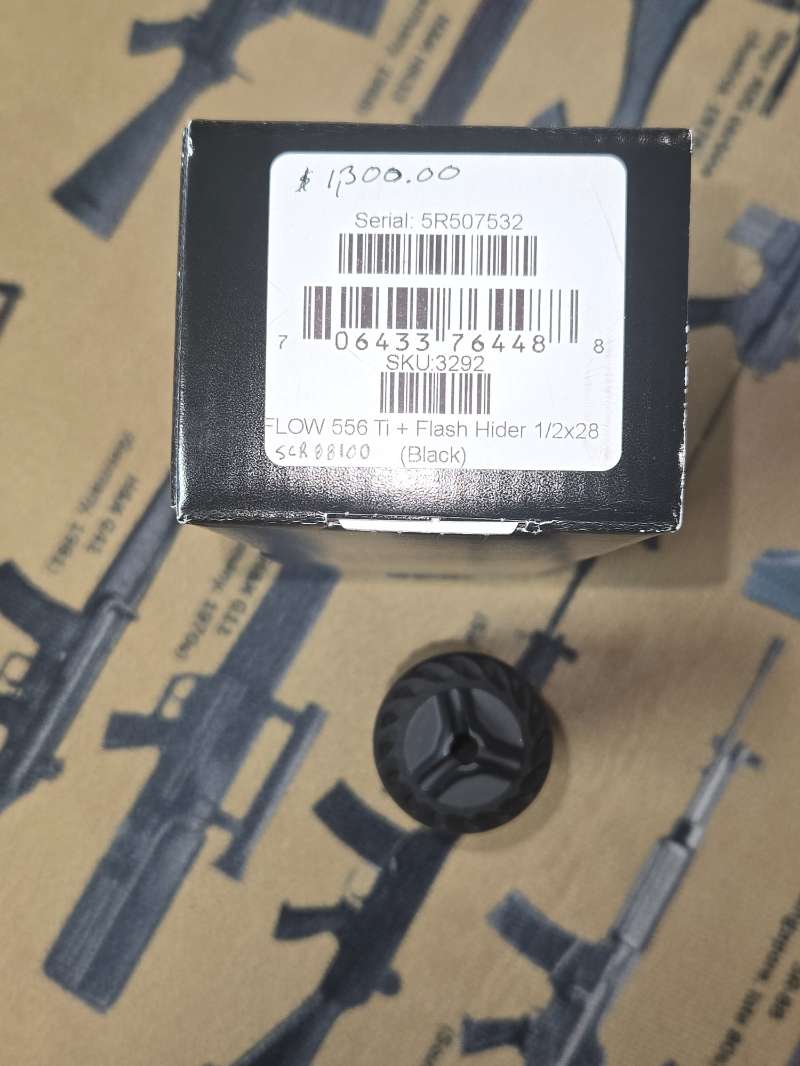 HUXWRX FLOW 556 TI + FLASH HIDER 1/2" X 28 Image 3