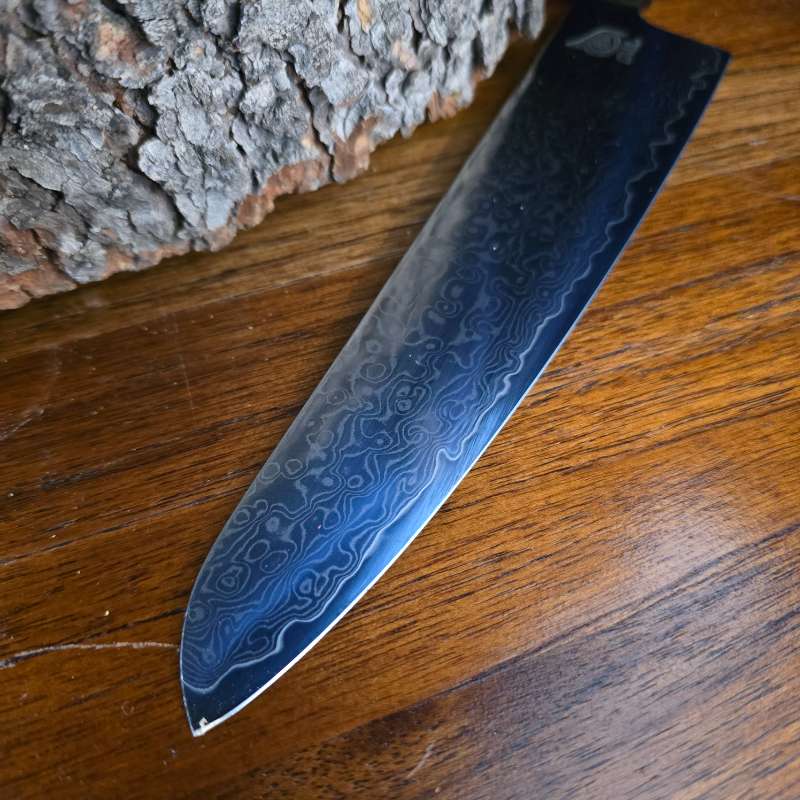Forged Damascus Chefs knife Image 3