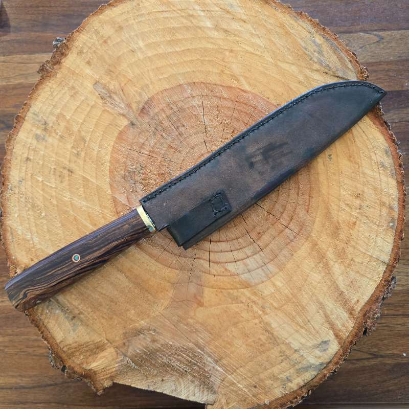 Forged Damascus Chefs knife Image 1