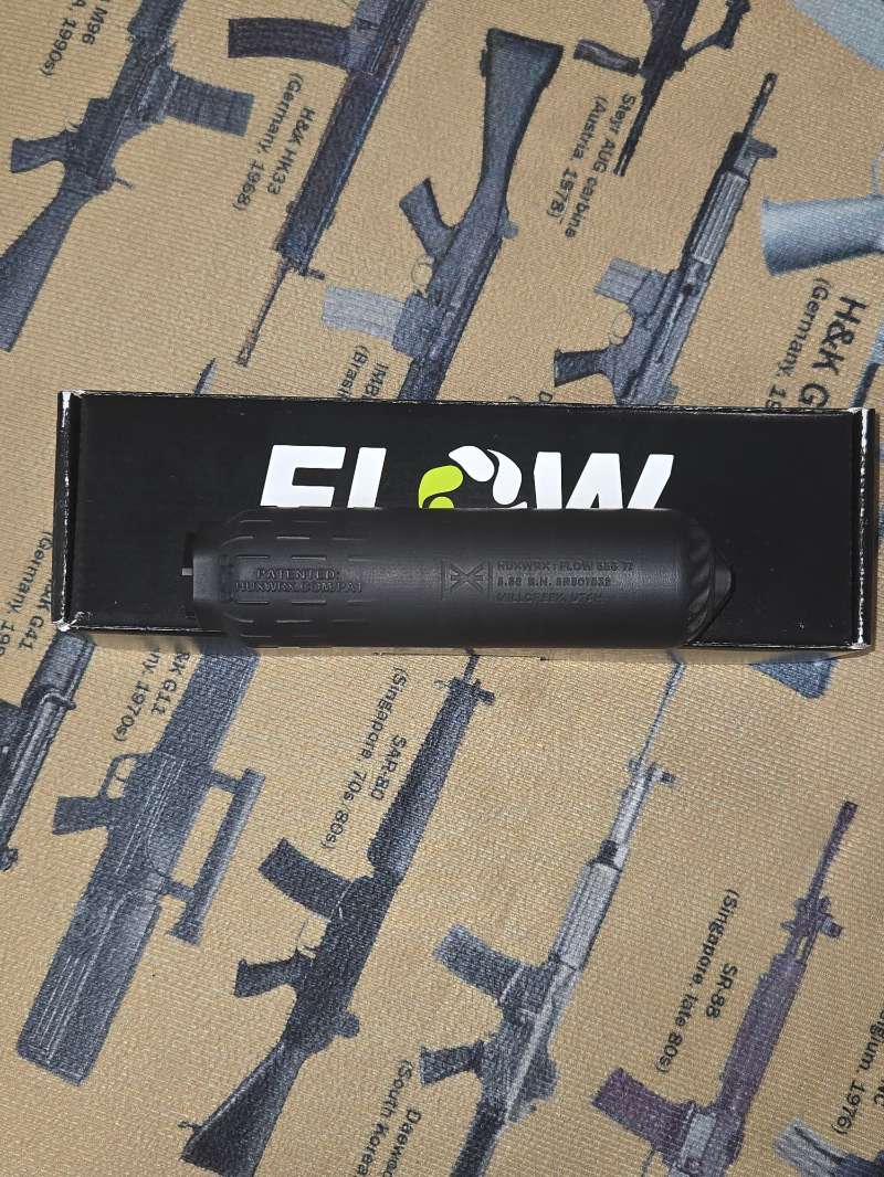 HUXWRX FLOW 556 TI + FLASH HIDER 1/2" X 28 Image 2