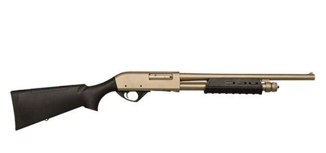 GForce Arms GF3PD Pump Action 12GA Shotgun Nickel Cerakote Finish 18.5" Barrel 4+1 Image 1